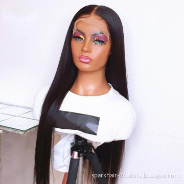 100% Mink Brazilian Virgin Human Hair Extensions Full Lace Wigs For Black Women Straight Hd Lace Frontal Human Hair Wigs